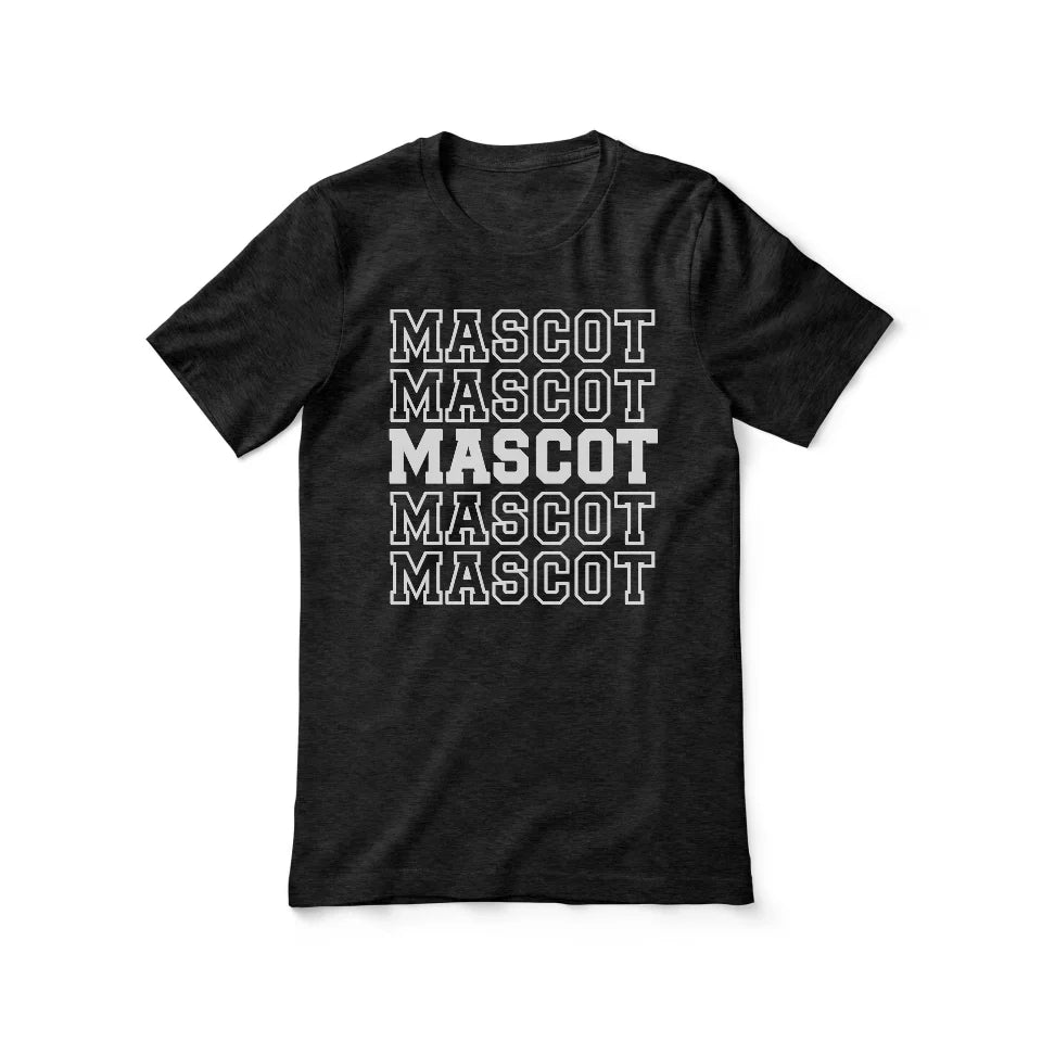 Custom Shirt With Mascot Name on a Unisex T-Shirt