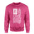 Pole Vault Mom Vertical Flag on a Sweatshirt with a White Graphic