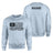 Pole Vault Mom Horizontal Flag With Pole Vaulter Name on a Sweatshirt with a Black Graphic