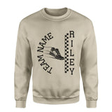 Personalized Pole Vault on a Sweatshirt With Team and Pole Vaulter Name on a Sweatshirt