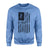 Pole Vault Grandma Vertical Flag on a Sweatshirt with a Black Graphic