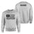 Pole Vault Mom Horizontal Flag With Pole Vaulter Name on a Sweatshirt with a Black Graphic
