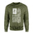 Pole Vault Mom Vertical Flag on a Sweatshirt with a White Graphic