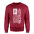 Pole Vault Mom Vertical Flag on a Sweatshirt with a White Graphic