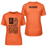 Pole Vault Mom Vertical Flag With Pole Vaulter Name on a Unisex T-Shirt with a Black Graphic