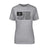 Pole Vault Grandma Horizontal Flag on a Unisex T-Shirt with a Black Graphic