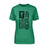 Shot put Mom Vertical Flag on a Unisex T-Shirt with a Black Graphic