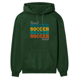 Personalized Soccer Soccer Soccer on a Hoodie With Mascot and Soccer Player Name on a Hoodie