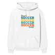 Personalized Soccer Soccer Soccer on a Hoodie With Mascot and Soccer Player Name on a Hoodie