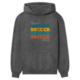 Personalized Soccer Soccer Soccer on a Hoodie With Mascot and Soccer Player Name on a Hoodie