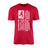Soccer Grandpa Vertical Flag on a Men's T-Shirt with a White Graphic