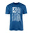 Soccer Grandpa Vertical Flag on a Men's T-Shirt with a White Graphic