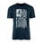 Soccer Grandpa Vertical Flag on a Men's T-Shirt with a White Graphic