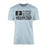 Soccer Dad Horizontal Flag on a Men's T-Shirt with a Black Graphic