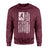 Soccer Grandpa Vertical Flag on a Sweatshirt with a White Graphic