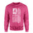 Soccer Grandpa Vertical Flag on a Sweatshirt with a White Graphic