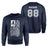 Soccer Grandpa Vertical Flag With Soccer Player Name on a Sweatshirt with a White Graphic