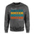 Personalized Soccer Soccer Soccer on a Sweatshirt With Mascot and Soccer Player Name on a Sweatshirt