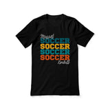 Personalized Soccer Soccer Soccer Shirt With Mascot and Soccer Player Name on a Unisex T-Shirt