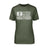 Soccer Grandma Horizontal Flag on a Unisex T-Shirt with a White Graphic
