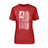 Soccer Mom Vertical Flag on a Unisex T-Shirt with a White Graphic