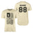 Softball Grandpa Vertical Flag With Softball Player Name on a Men's T-Shirt with a Black Graphic