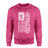 Softball Dad Vertical Flag on a Sweatshirt with a White Graphic