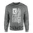 Softball Dad Vertical Flag on a Sweatshirt with a White Graphic