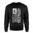 Softball Dad Vertical Flag on a Sweatshirt with a White Graphic