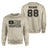 Softball Dad Horizontal Flag With Softball Player Name on a Sweatshirt with a Black Graphic