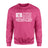 Softball Dad Horizontal Flag on a Sweatshirt with a White Graphic
