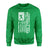 Softball Dad Vertical Flag on a Sweatshirt with a White Graphic
