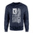 Softball Dad Vertical Flag on a Sweatshirt with a White Graphic