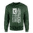 Softball Dad Vertical Flag on a Sweatshirt with a White Graphic
