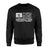 Softball Dad Horizontal Flag on a Sweatshirt with a White Graphic