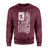 Softball Dad Vertical Flag on a Sweatshirt with a White Graphic