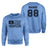 Softball Dad Horizontal Flag With Softball Player Name on a Sweatshirt with a Black Graphic