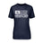 Softball Mom Horizontal Flag on a Unisex T-Shirt with a White Graphic