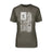 Softball Mom Vertical Flag on a Unisex T-Shirt with a White Graphic