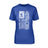 Softball Mom Vertical Flag on a Unisex T-Shirt with a White Graphic