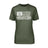 Softball Mom Horizontal Flag on a Unisex T-Shirt with a White Graphic