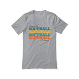 Personalized Softball Softball Softball Shirt With Mascot and Softball Player Name on a Unisex T-Shirt