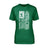 Softball Mom Vertical Flag on a Unisex T-Shirt with a White Graphic