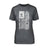 Softball Mom Vertical Flag on a Unisex T-Shirt with a White Graphic