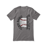 Personalized Softball Shirt With Team and Softball Player Name on a Unisex T-Shirt