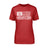 Softball Mom Horizontal Flag on a Unisex T-Shirt with a White Graphic