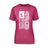 Softball Mom Vertical Flag on a Unisex T-Shirt with a White Graphic