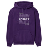 Custom Sprint on a Sweatshirt With Mascot and Sprinter Name on a Hoodie