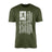 Sprint Grandpa Vertical Flag on a Men's T-Shirt with a White Graphic