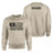 Sprint Grandma Horizontal Flag With Sprinter Name on a Sweatshirt with a Black Graphic